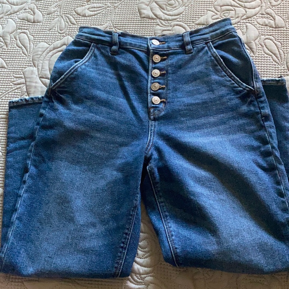 AE Mom Jeans With Buttonfly